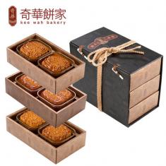 奇华金袍锦盒礼盒月饼