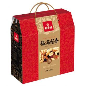 稻香村福满稻香干果礼盒2008g