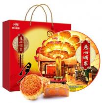 广州酒家七星伴月月饼礼盒